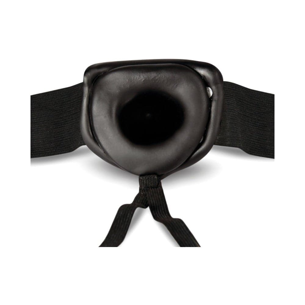 Blush Dr. Skin Hollow Strap-On 16,5 cm Nero con Harness Elastico Regolabile - 6