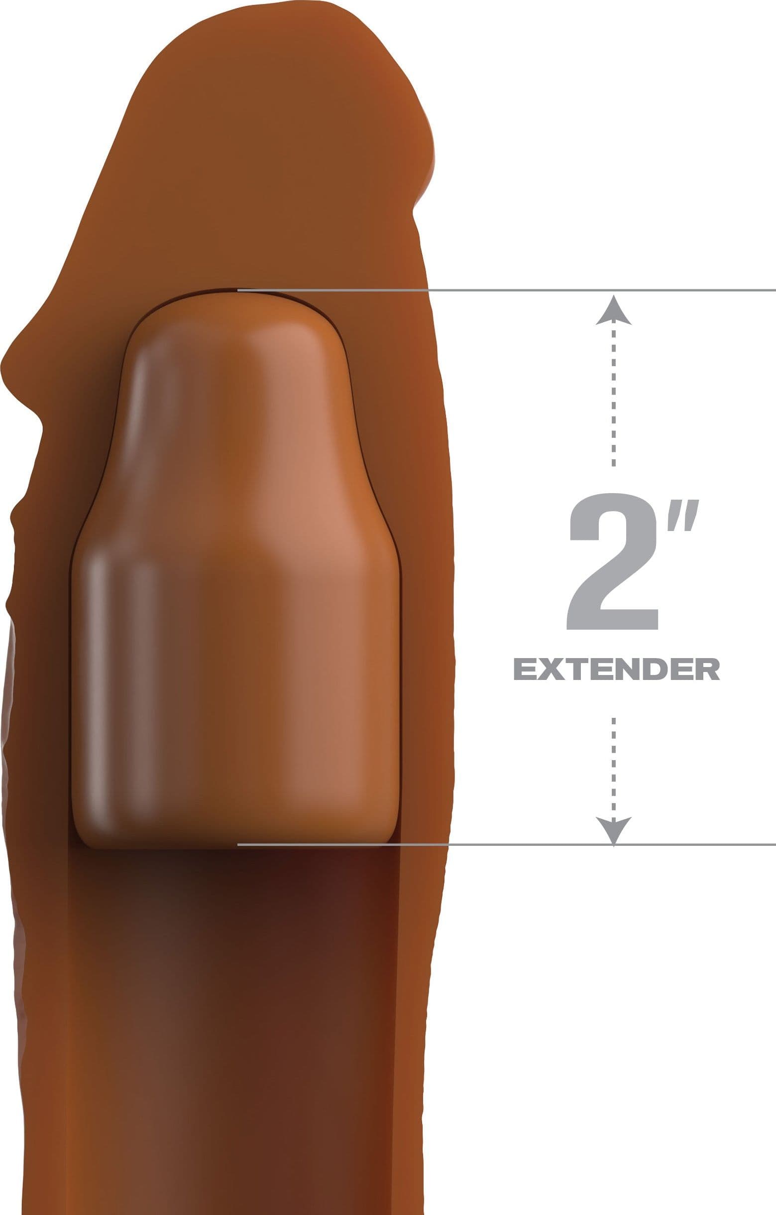 Pipedream Fantasy X-Tensions Elite Guaina Estensore Pene Silicone 20,3 cm +5,1 cm - 3