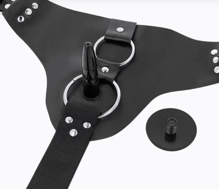 Harness Attraction Murdock Strap-On Doppio Dildo 19,8 e 15 cm con Imbracatura Regolabile - 3