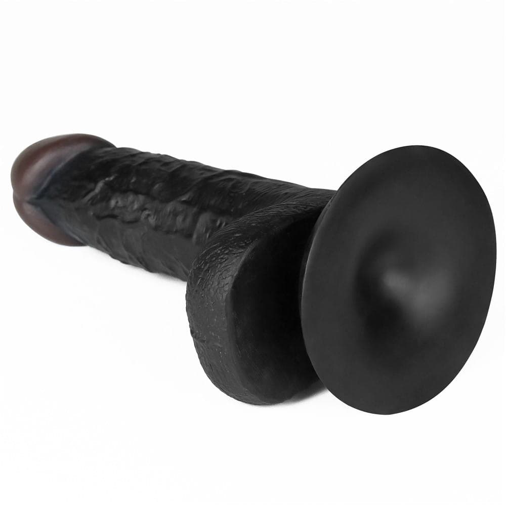LoveToy INGEN Easy Strap-On Set 7 Pollici Dildo Nero 18 cm con Harness Regolabile - 8