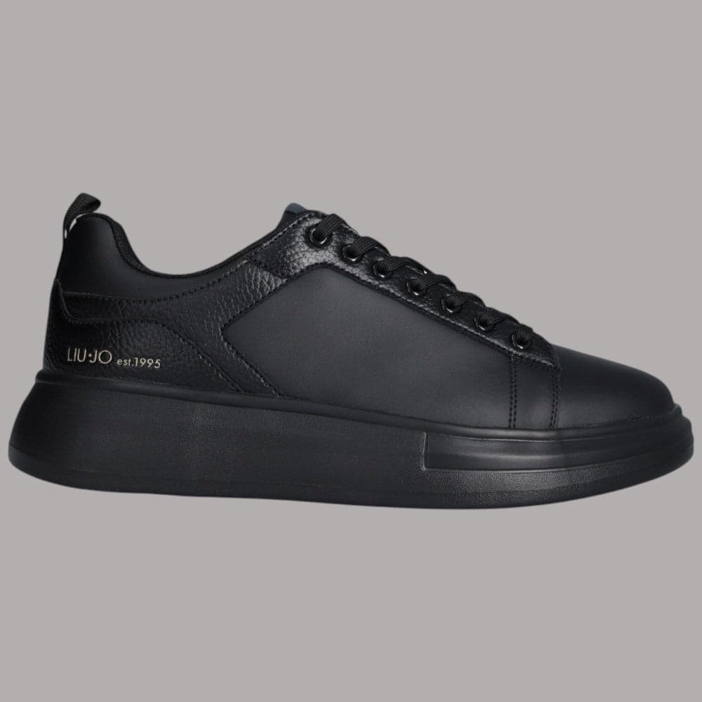 Sneaker Liu Jo Big 05 con suola oversize e dettagli in pelle martellata - 11
