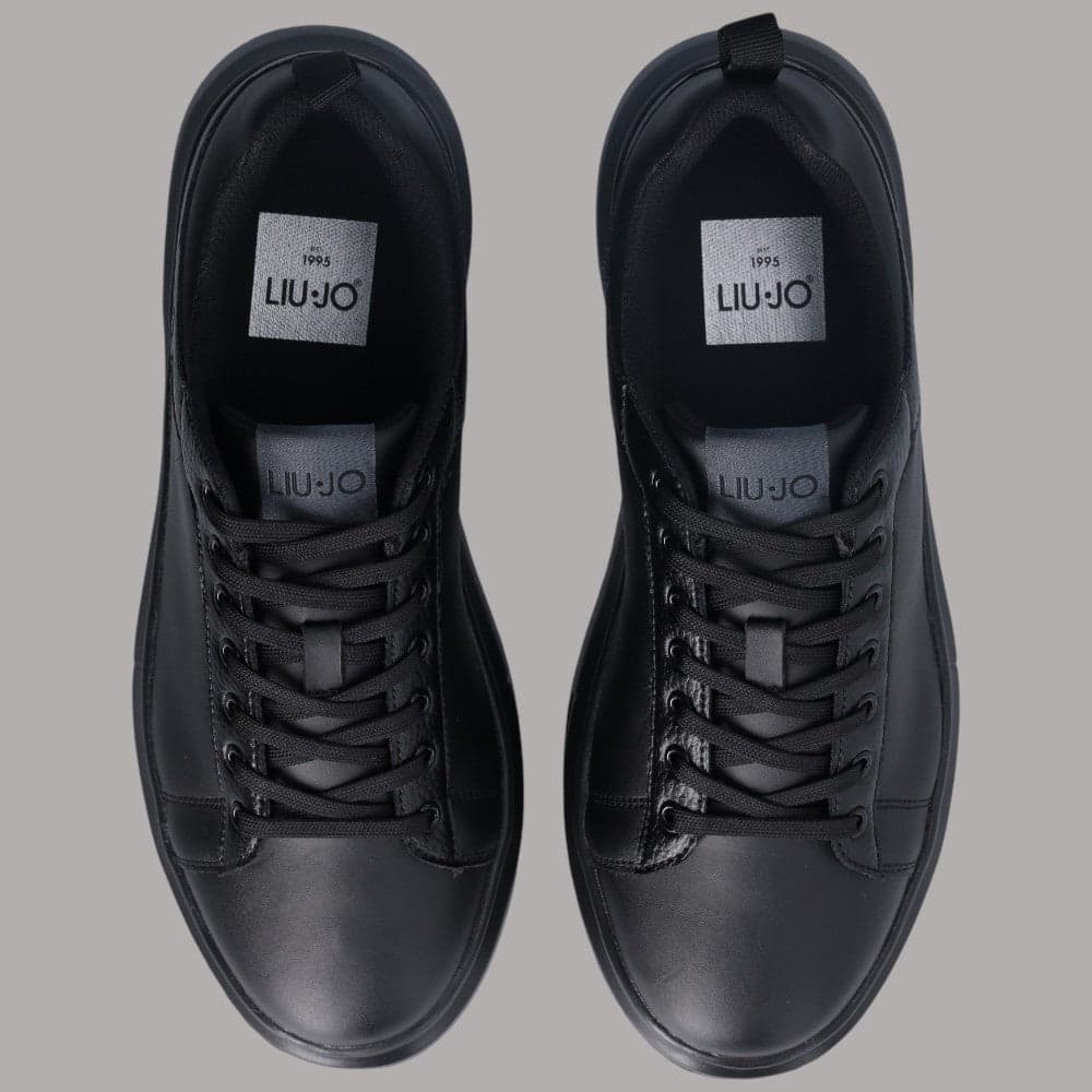Sneaker Liu Jo Big 05 con suola oversize e dettagli in pelle martellata - 14