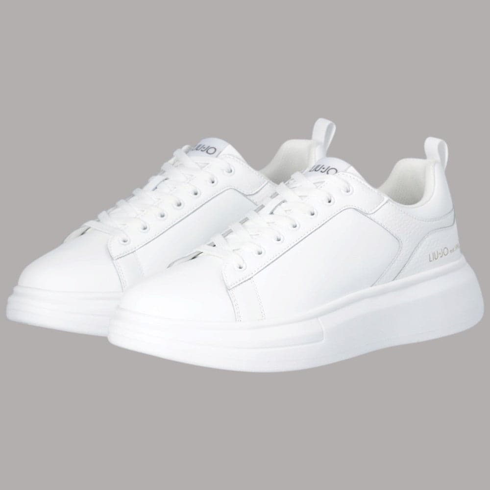 Sneaker Liu Jo Big 05 con suola oversize e dettagli in pelle martellata - 7