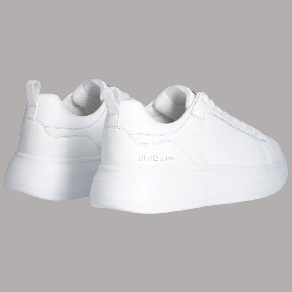 Sneaker Liu Jo Big 05 con suola oversize e dettagli in pelle martellata - 8