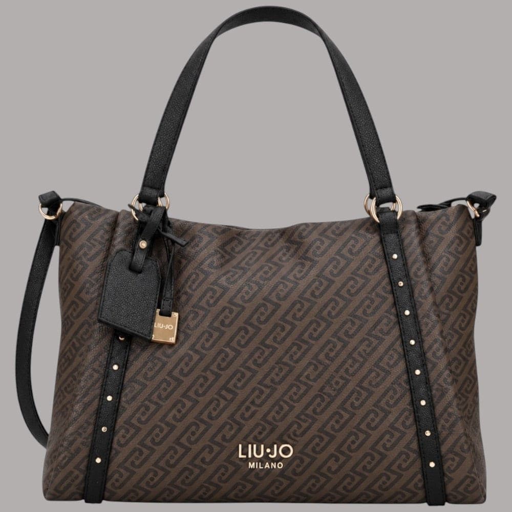 Borsa shopping Liu Jo Ilyana media tote con logo monogram - 2