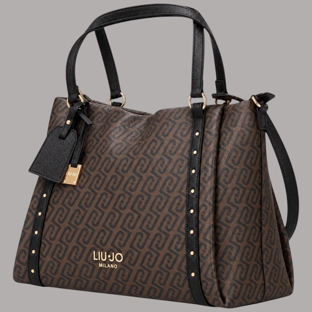 Borsa shopping Liu Jo Ilyana media tote con logo monogram - 3