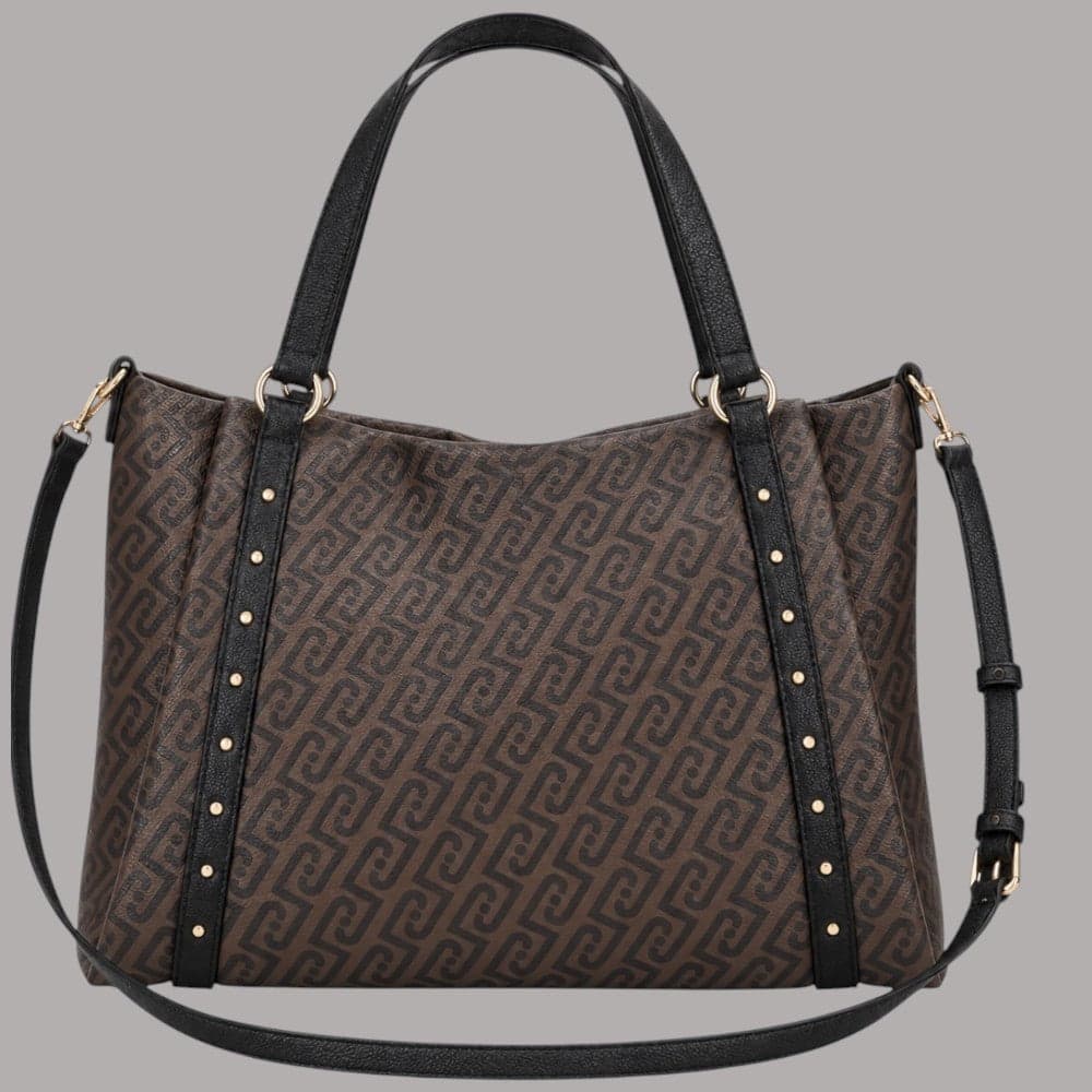 Borsa shopping Liu Jo Ilyana media tote con logo monogram - 4