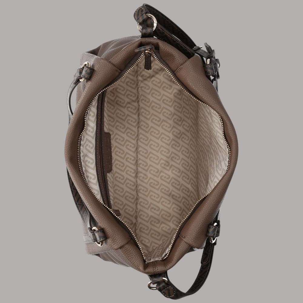 Borsa tote Liu Jo Ilyana media con logo frontale e tracolla rimovibile - 8