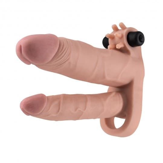 Crushious General Dickobi Guaina Pene Vibrante 18 cm con Dildo 13 cm e Skinsense 2.0 - 6