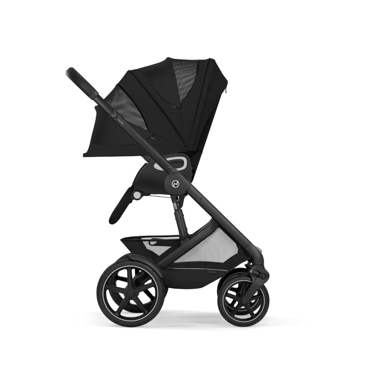 Duo Cybex Gold Talos S Lux con Navicella Richiudibile - Vari Colori – Moon Black