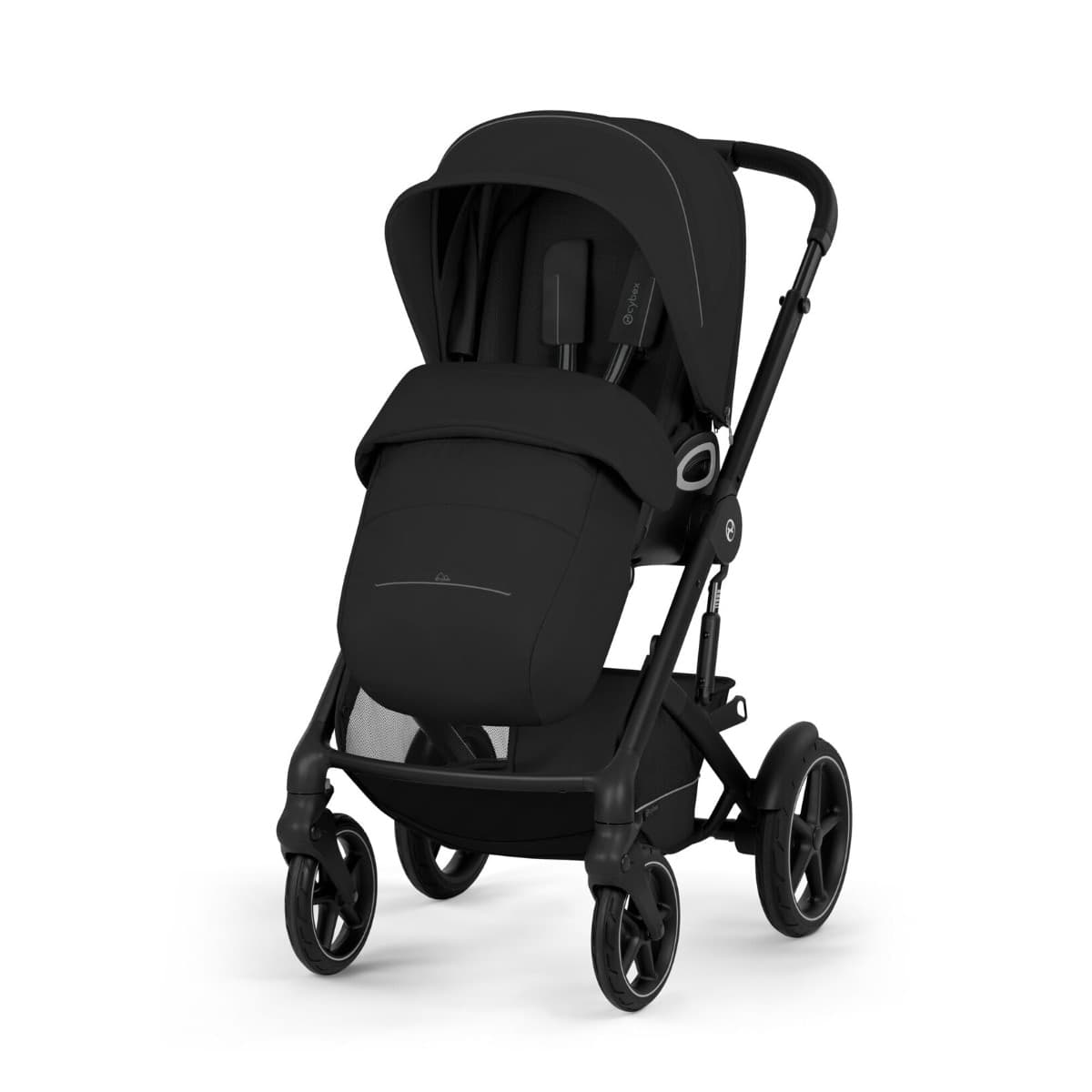 Duo Cybex Gold Talos S Lux con Navicella Richiudibile - Vari Colori – Moon Black