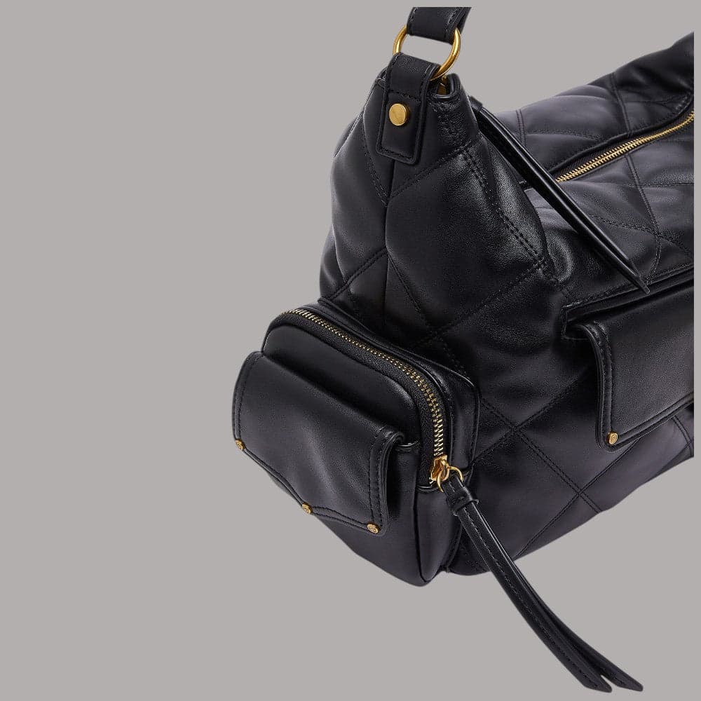 Borsa hobo Liu Jo Rocsana media con monogram e fibbia decorativa - 5