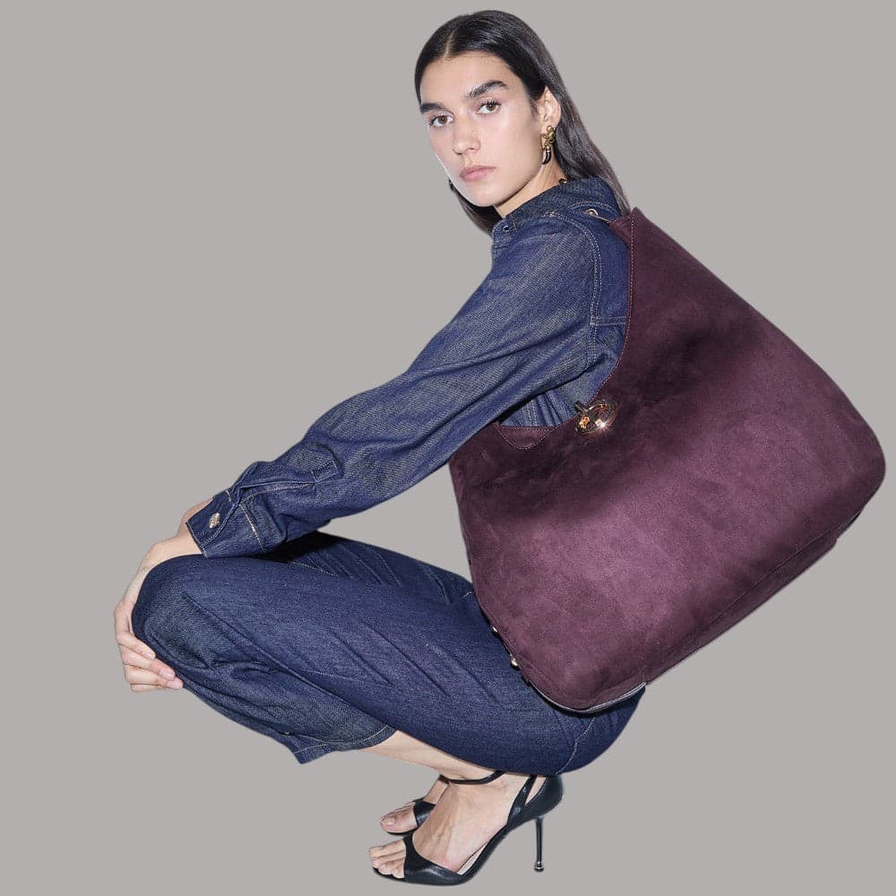 Borsa hobo Liu Jo Gerona grande con borchie laterali - 9