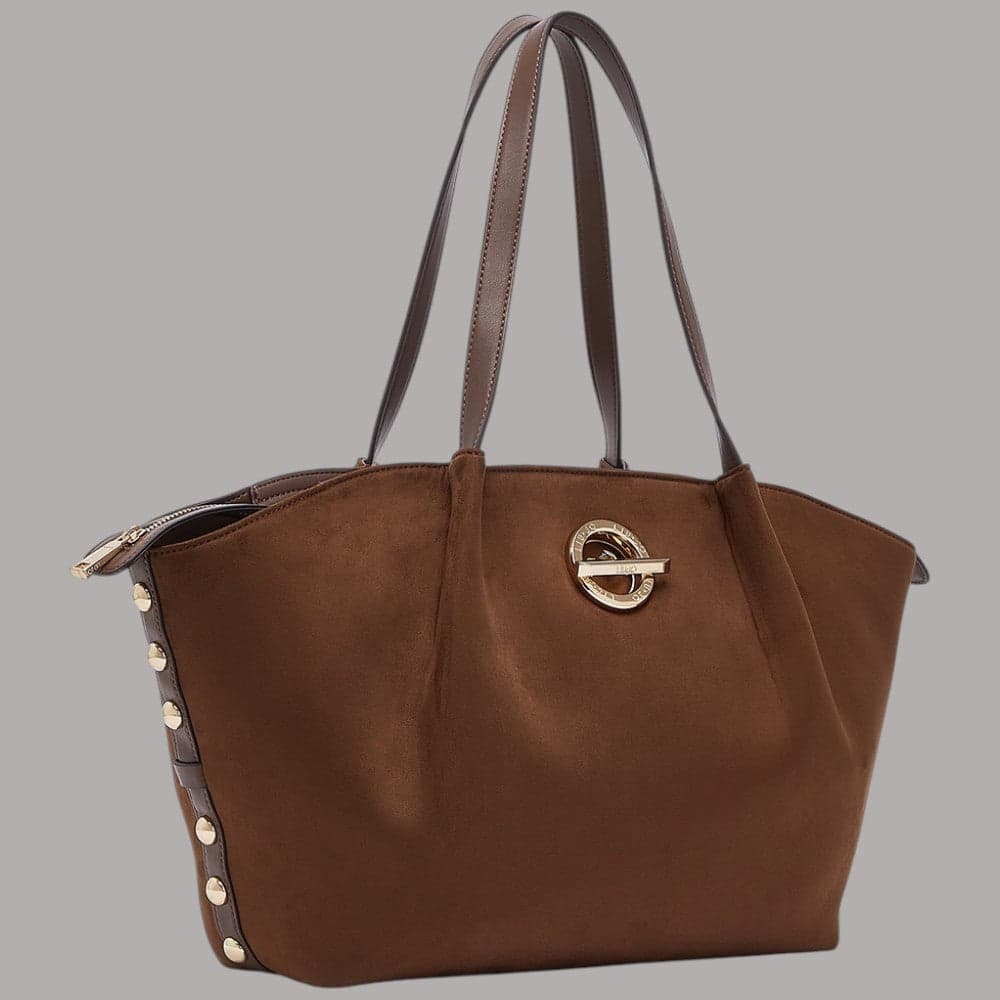 Borsa tote Liu Jo Gerona con borchie e manici a catena - 3