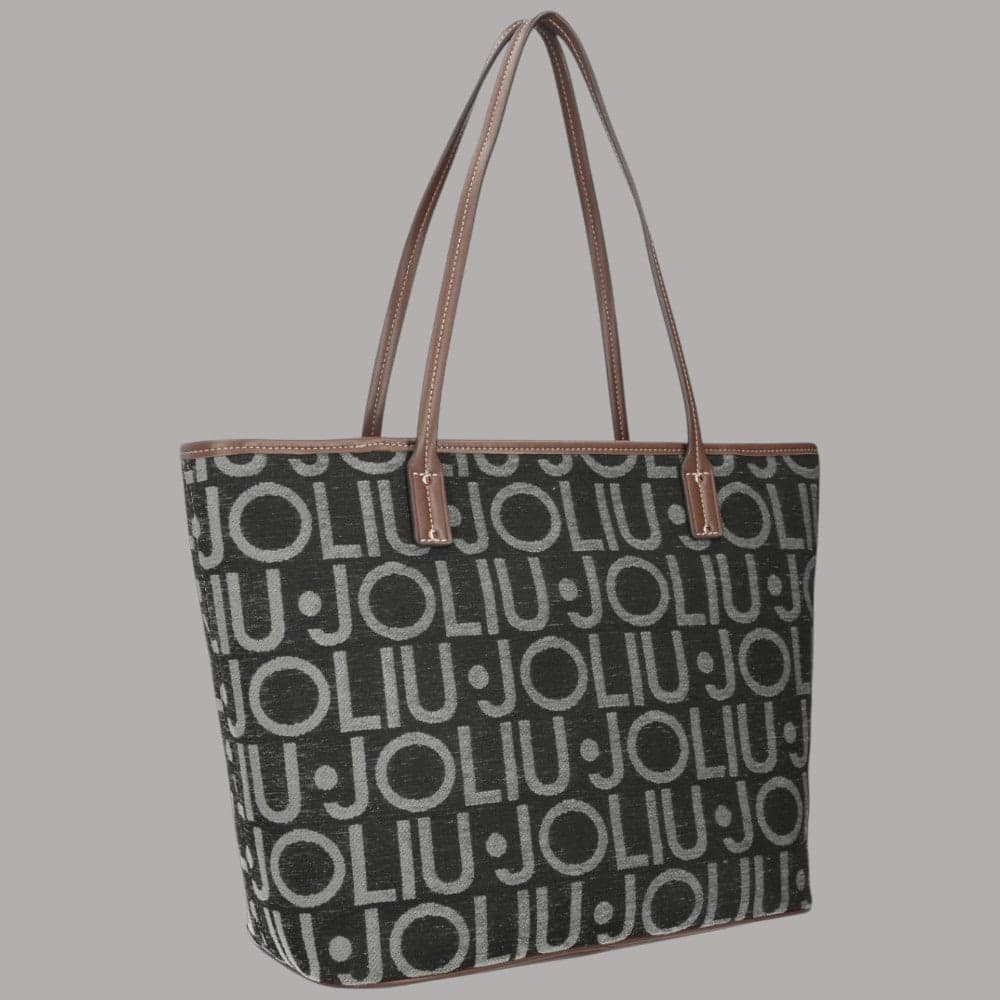 Borsa shopper Liu Jo AF6070T769A con logo jacquard all over - 4