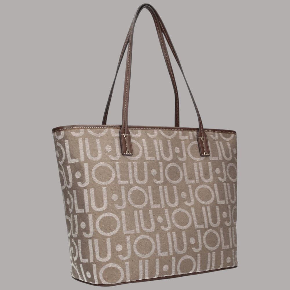Borsa shopper Liu Jo AF6070T769A con logo jacquard all over - 9