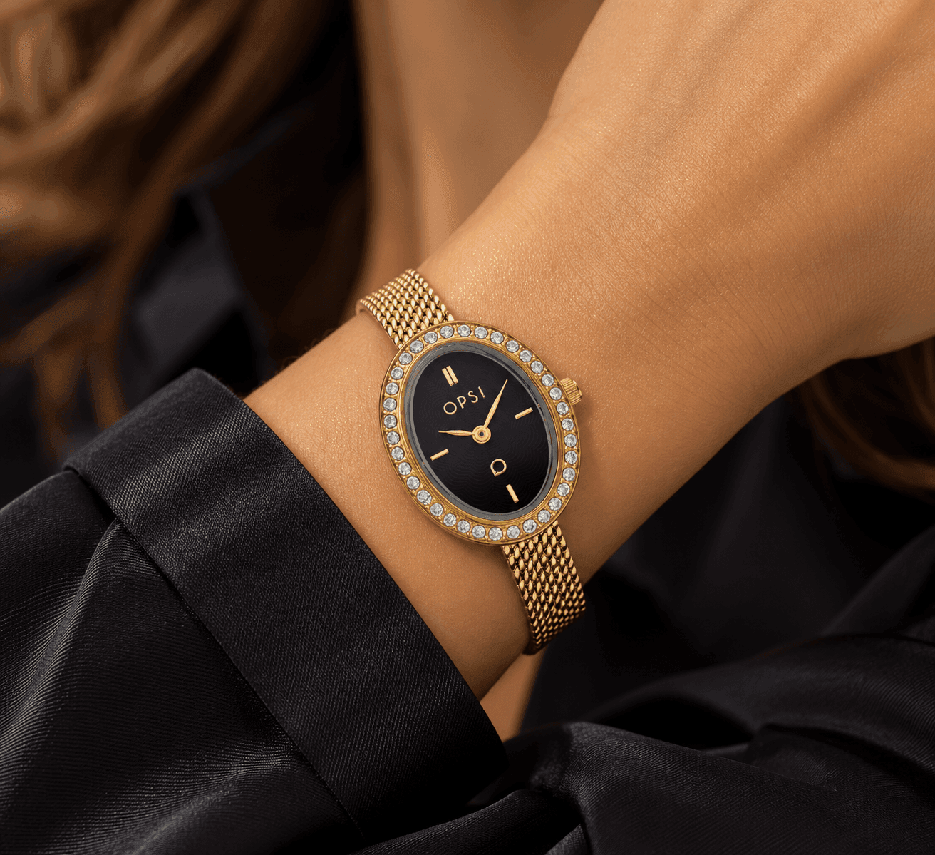 Ops Object  -  Orologio Donna  con cassa e bracciale mesh in metallo  Royal Ovalis - 2
