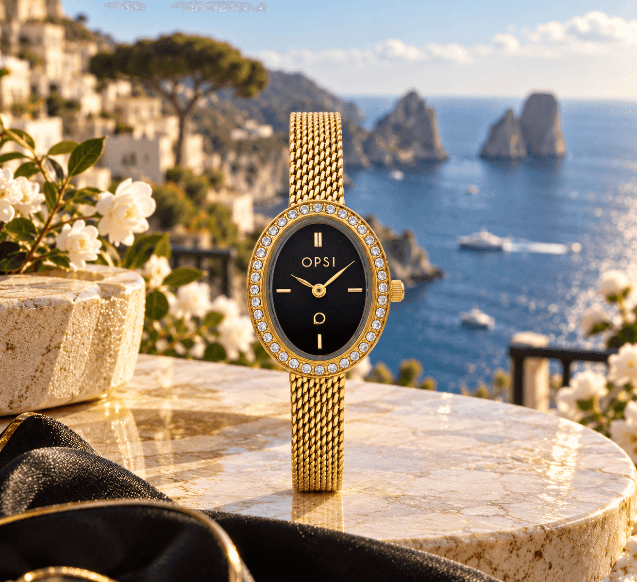 Ops Object  -  Orologio Donna  con cassa e bracciale mesh in metallo  Royal Ovalis - 4