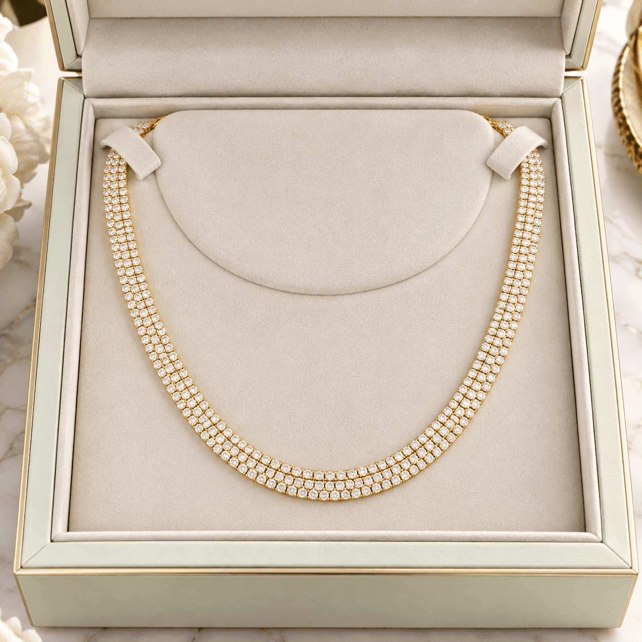 Ops Object  -   Collana tennis  tre fili GLIMMER - 4