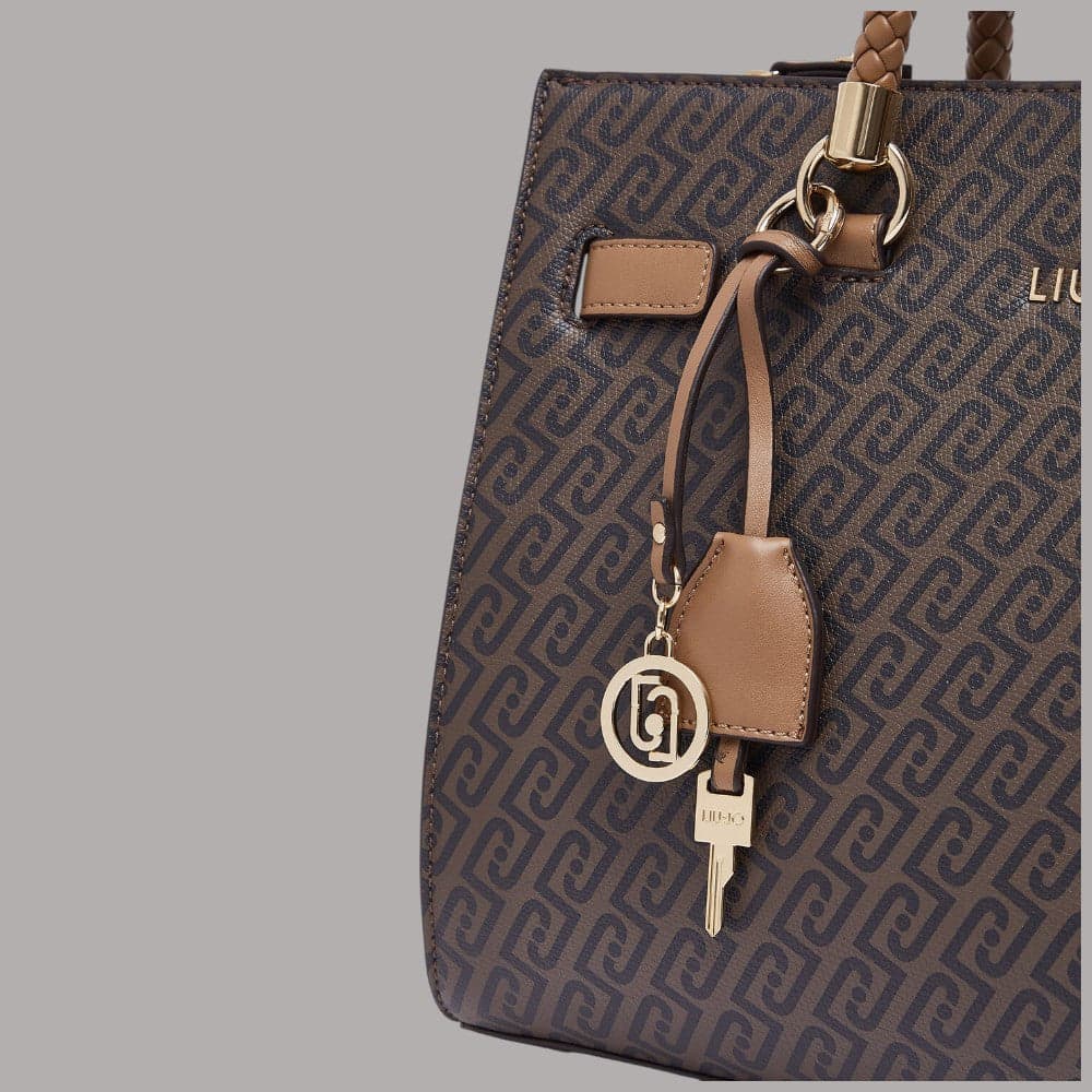 Borsa a mano Liu Jo AF6086E satchel media con foulard e tracolla - 12