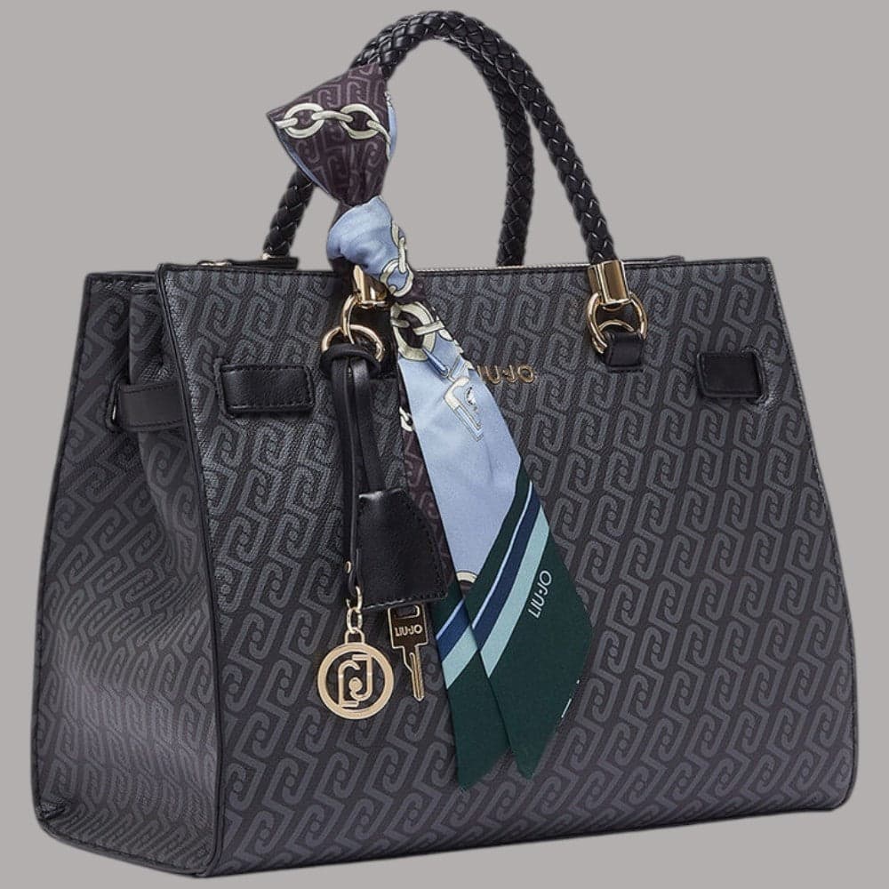 Borsa a mano Liu Jo AF6086E satchel media con foulard e tracolla - 3