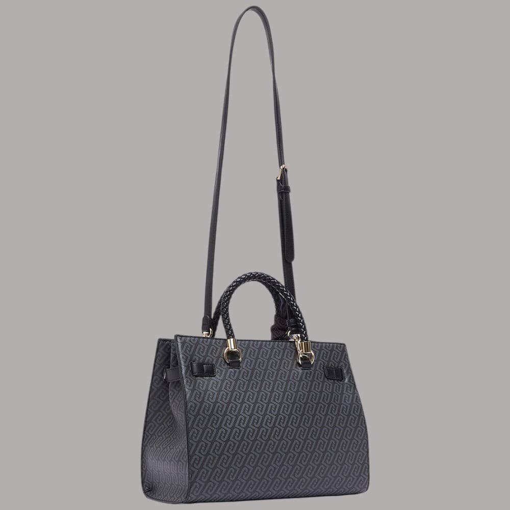 Borsa a mano Liu Jo AF6086E satchel media con foulard e tracolla - 4