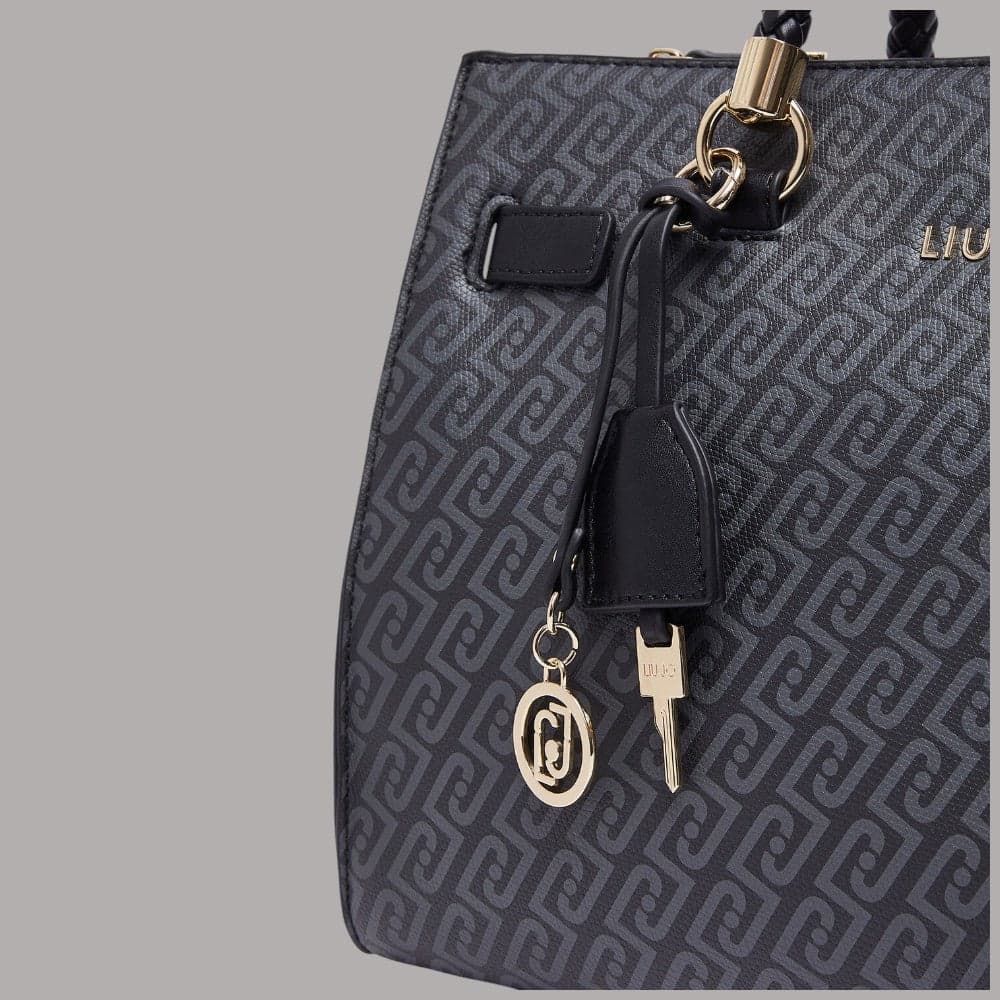 Borsa a mano Liu Jo AF6086E satchel media con foulard e tracolla - 5