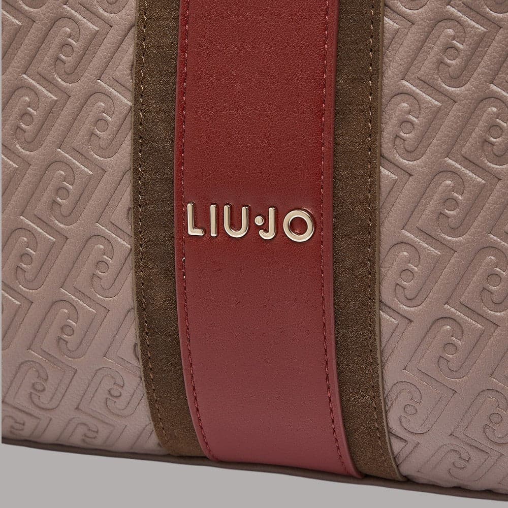 Borsa tote Liu Jo Ematite media con logo monogram embossing - 12