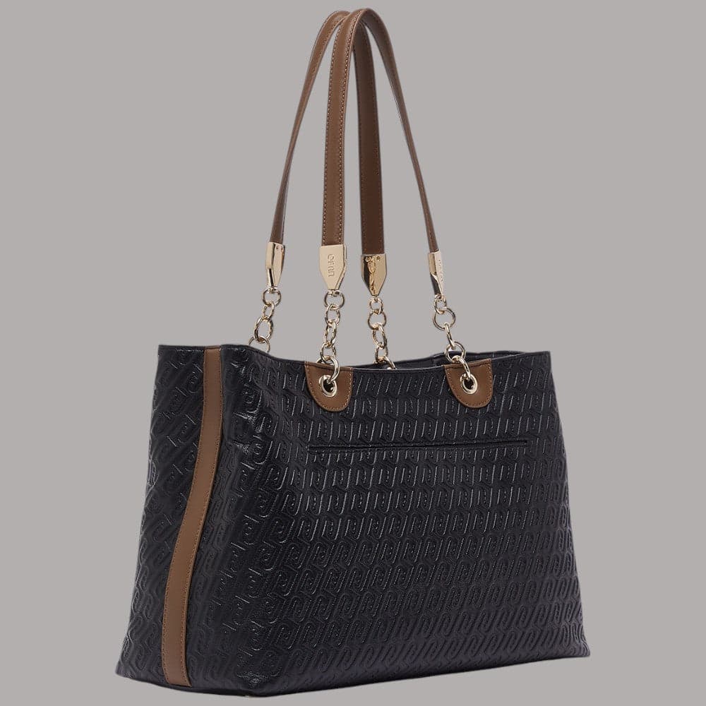 Borsa tote Liu Jo Ematite media con logo monogram embossing - 4