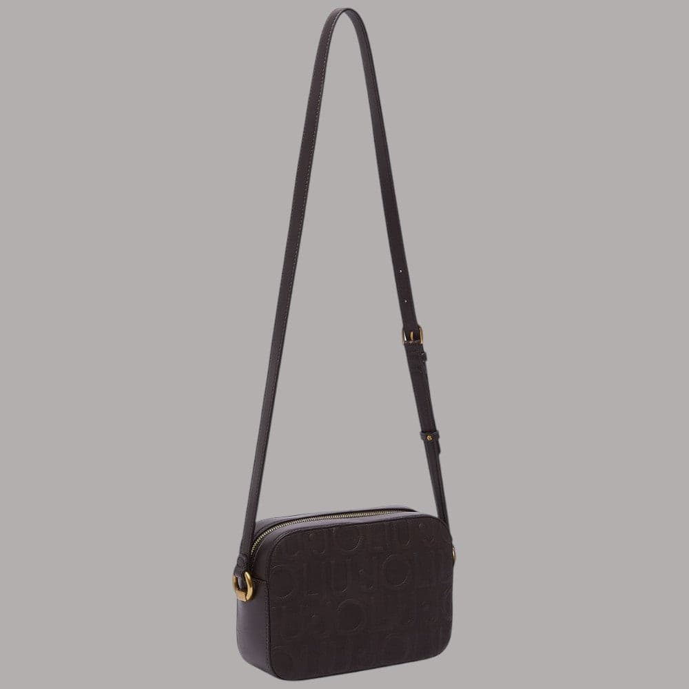 Borsa a tracolla Liu Jo AF6211E1139 con logo embossed effetto nabuk - 11
