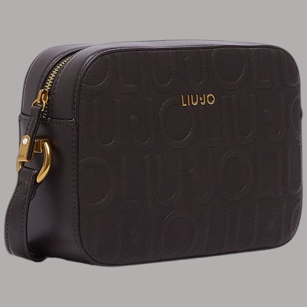 Borsa a tracolla Liu Jo AF6211E1139 con logo embossed effetto nabuk - 10