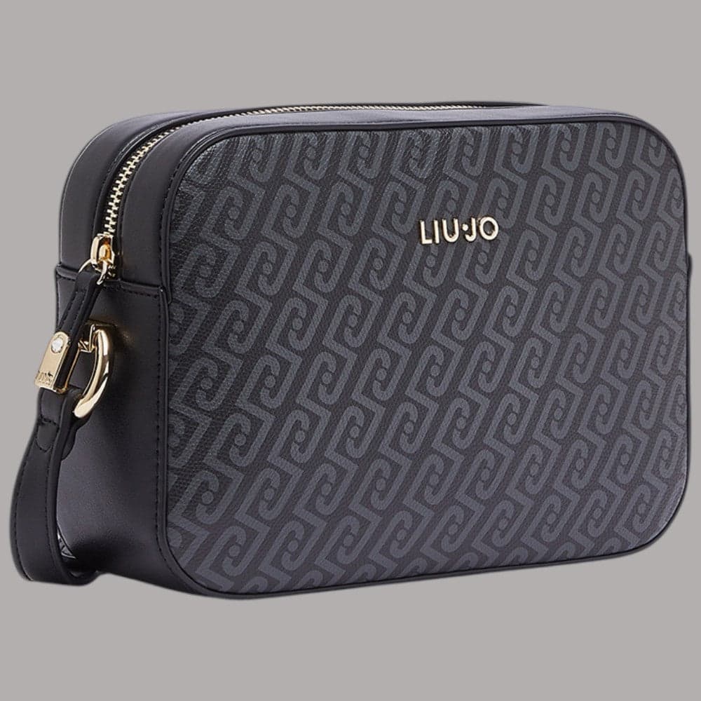 Borsa a tracolla Liu Jo AF6211E1137 con stampa monogram effetto saffiano - 3