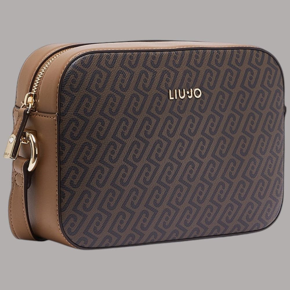 Borsa a tracolla Liu Jo AF6211E1137 con stampa monogram effetto saffiano - 10