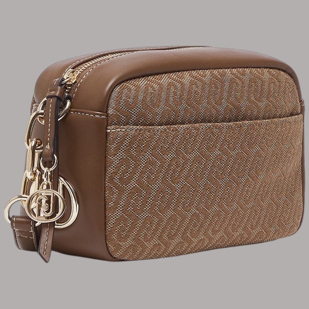 Borsa a tracolla Liu Jo Faiza in tessuto jacquard monogram - 8