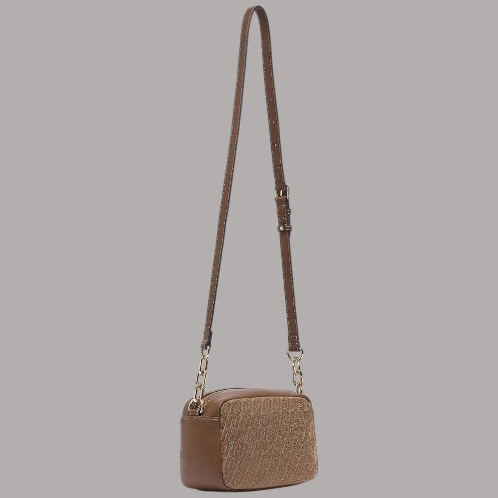 Borsa a tracolla Liu Jo Faiza in tessuto jacquard monogram - 9