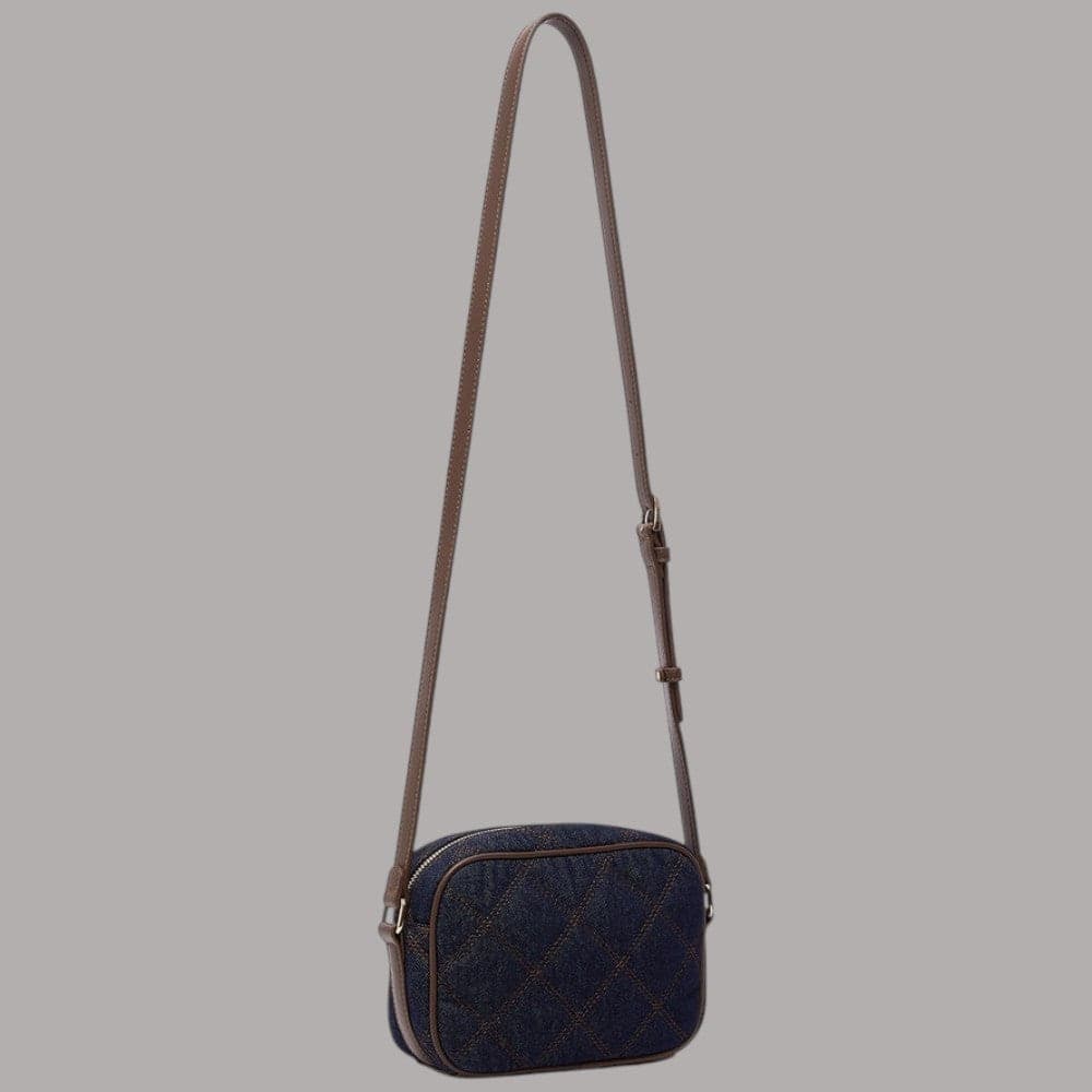 Borsa a tracolla Liu Jo AF6119 con logo maxi metallico e effetto trapuntato - 3