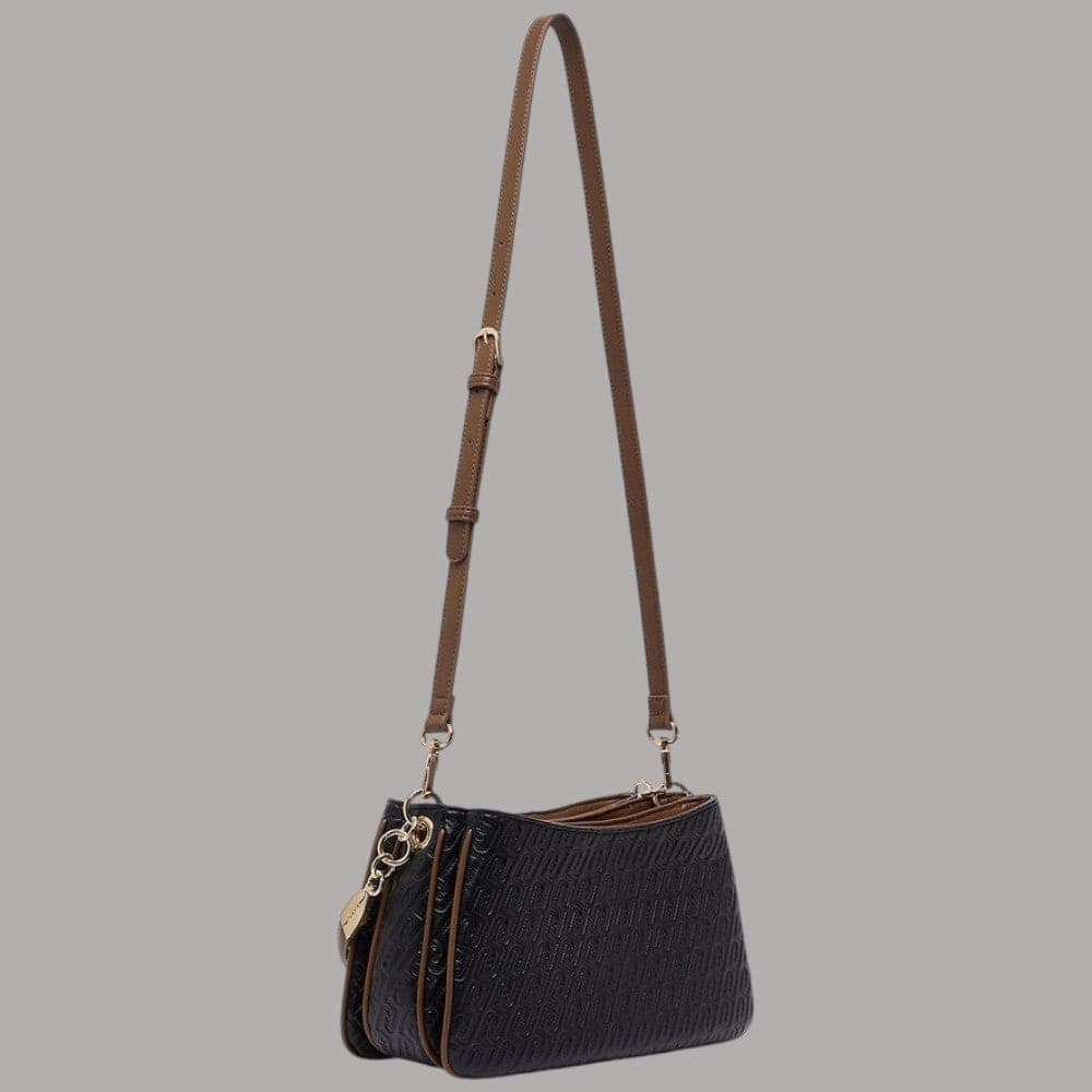 Borsa a mano Liu Jo Ematite piccola con logo metallico e tracolla removibile - 3