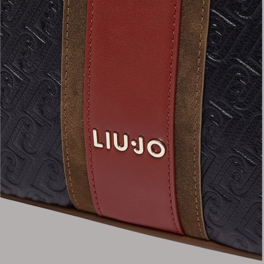 Borsa a mano Liu Jo Ematite piccola con logo metallico e tracolla removibile - 4
