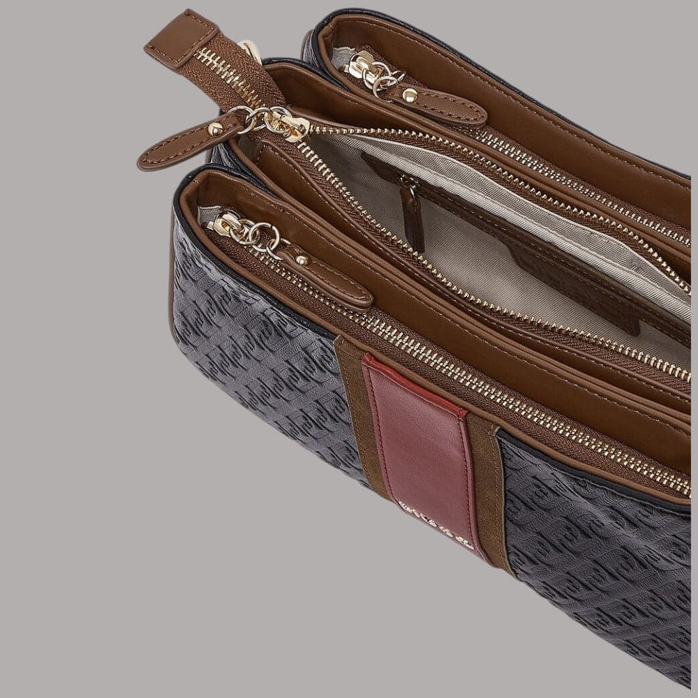 Borsa a mano Liu Jo Ematite piccola con logo metallico e tracolla removibile - 6