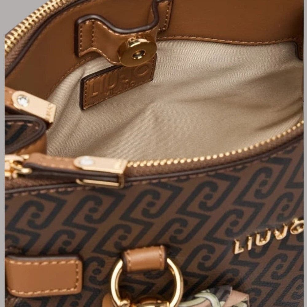 Borsa a mano Liu Jo Manhattan con foulard e charm abbinato - 3