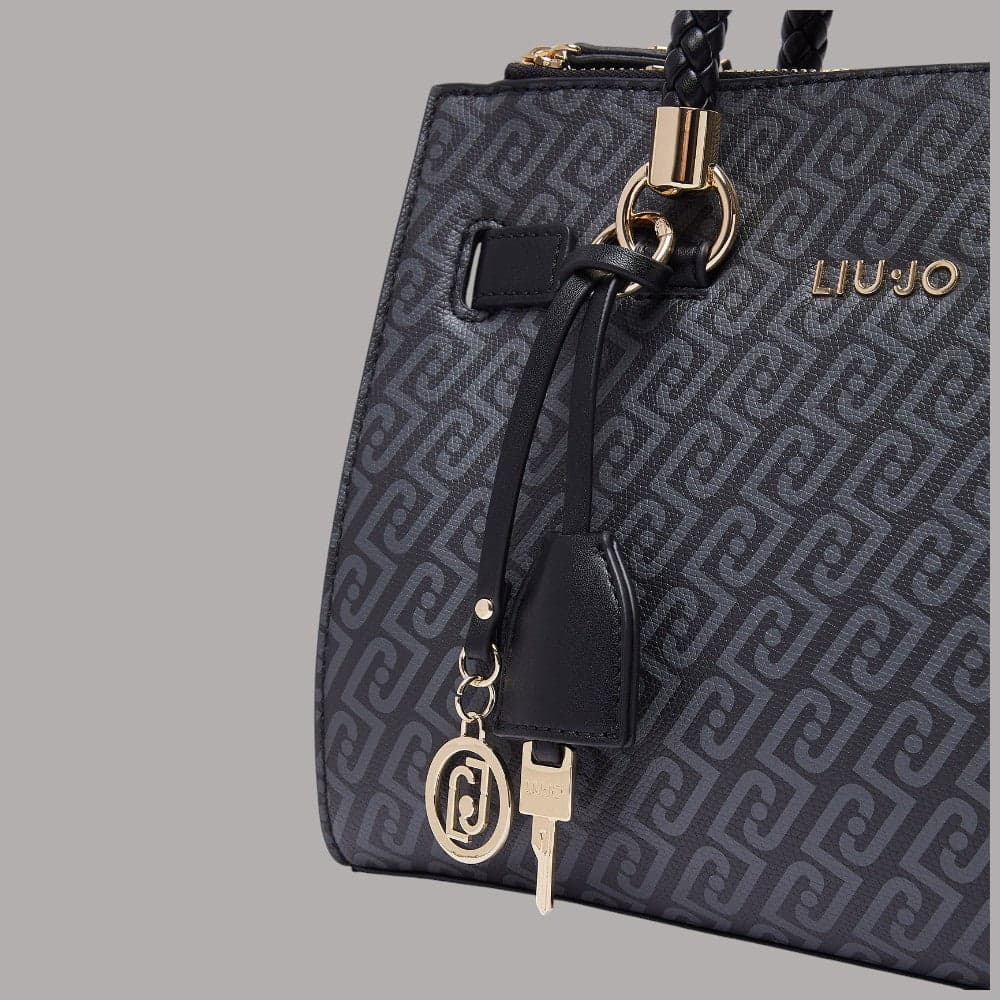 Borsa a mano Liu Jo Manhattan con foulard e charm abbinato - 8
