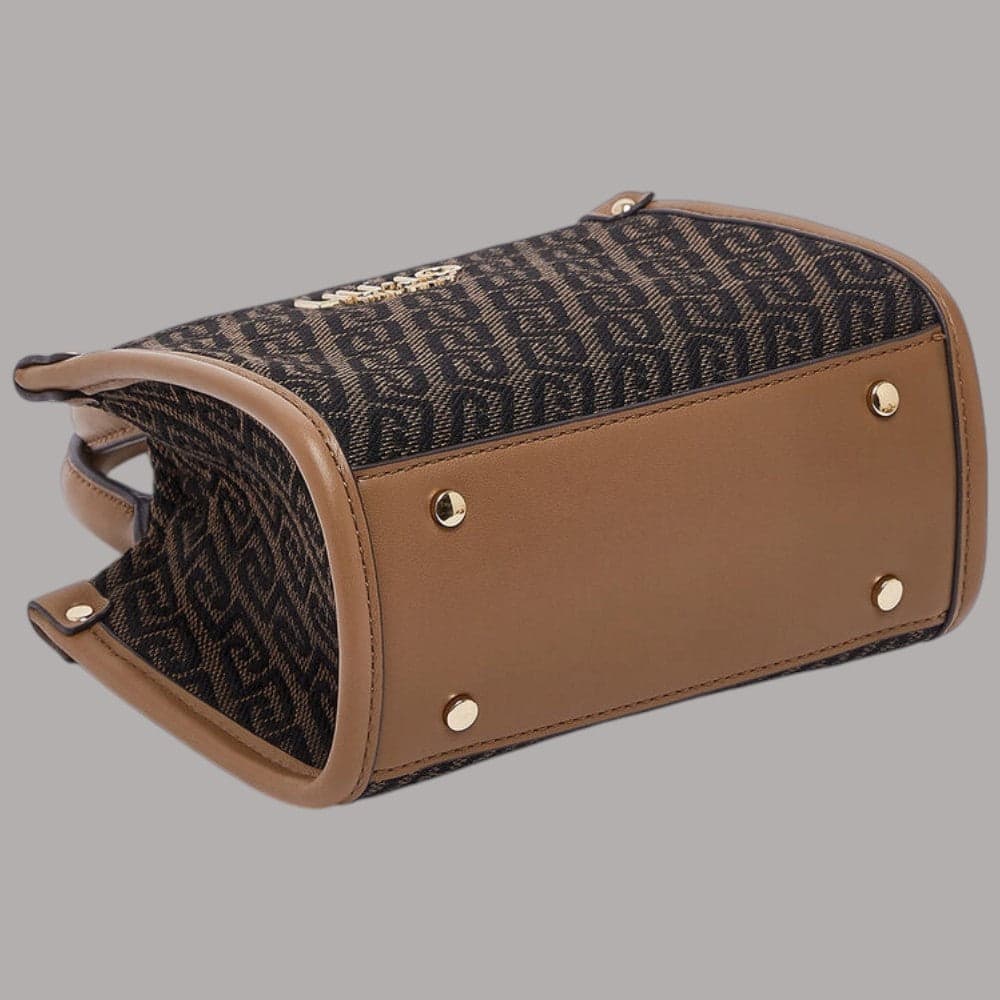 Borsa a mano Liu Jo Mini Rhidi con monogramma e charm dorato - 8
