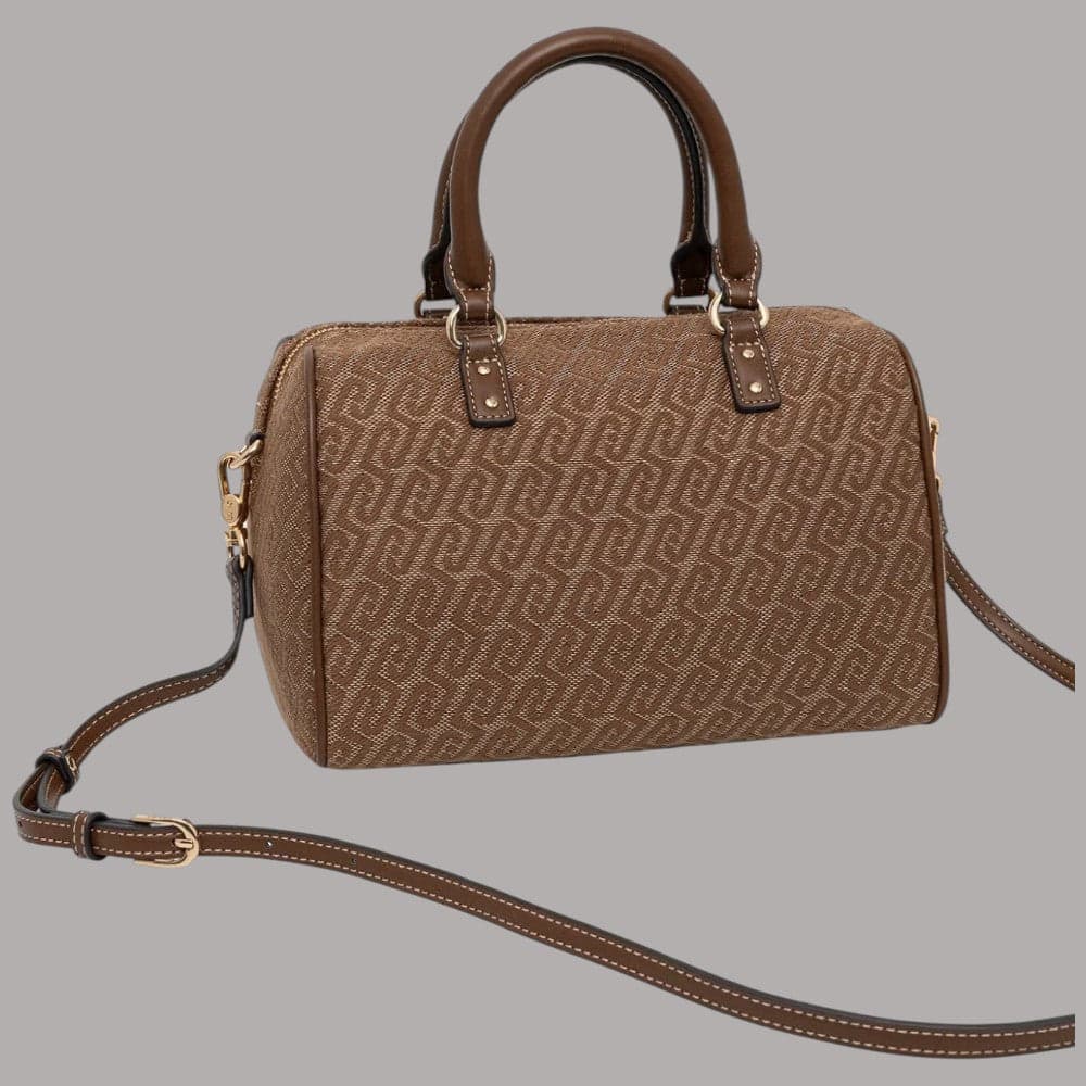 Borsa bauletto Liu Jo AF6052T378A piccola con motivo monogramma all-over - 11