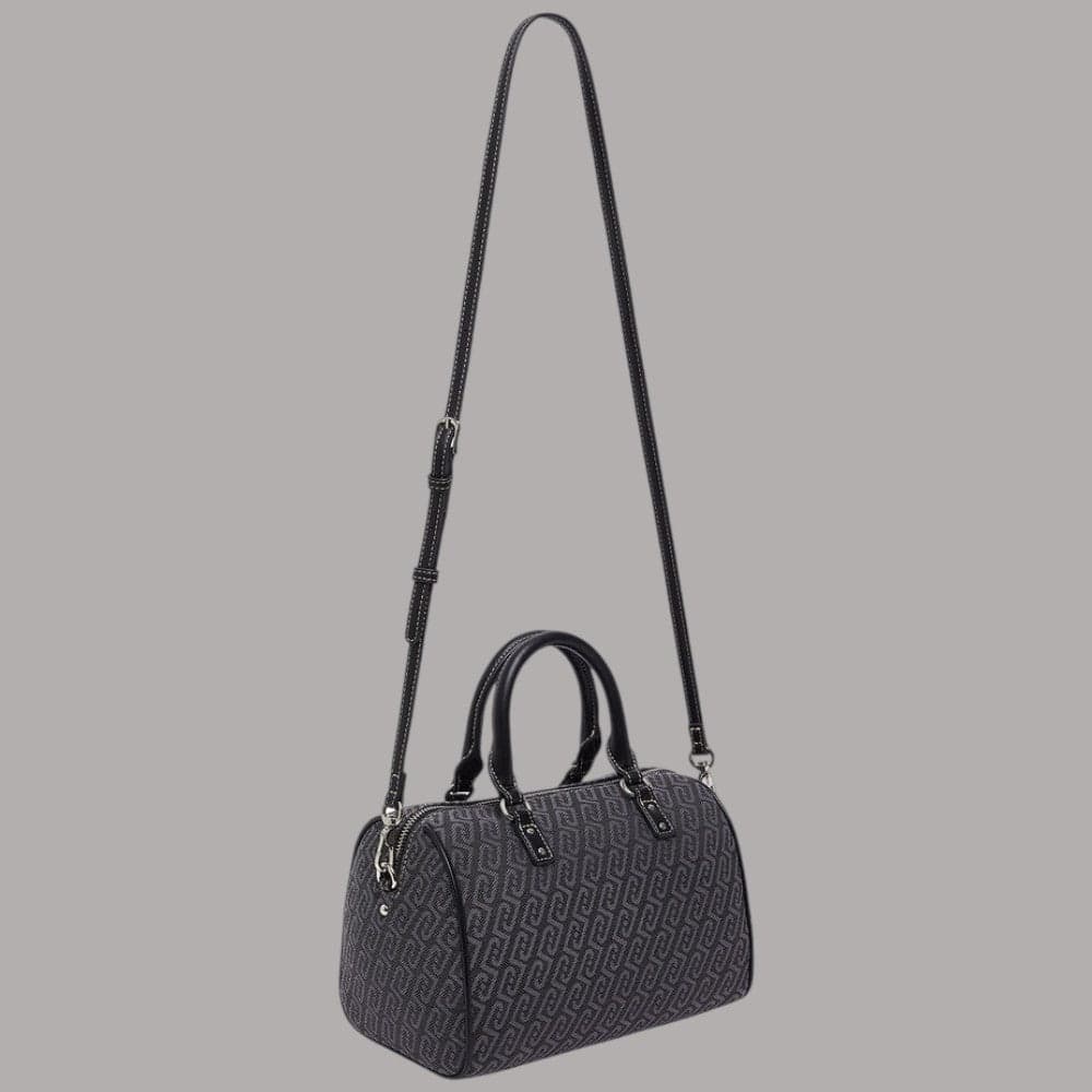 Borsa bauletto Liu Jo AF6052T378A piccola con motivo monogramma all-over - 4