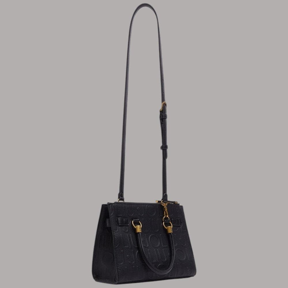 Borsa a mano Liu Jo AF6069E1139 piccola con logo a rilievo e charm - 4