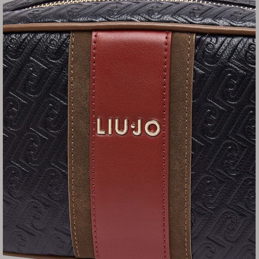 Borsa a tracolla Liu Jo Ematite media con effetto micro bottalato - 3