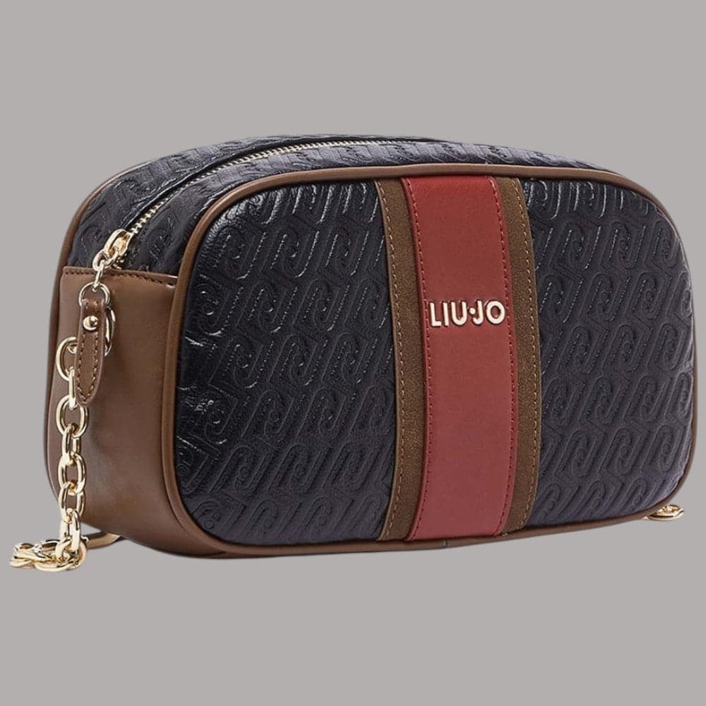Borsa a tracolla Liu Jo Ematite media con effetto micro bottalato - 4