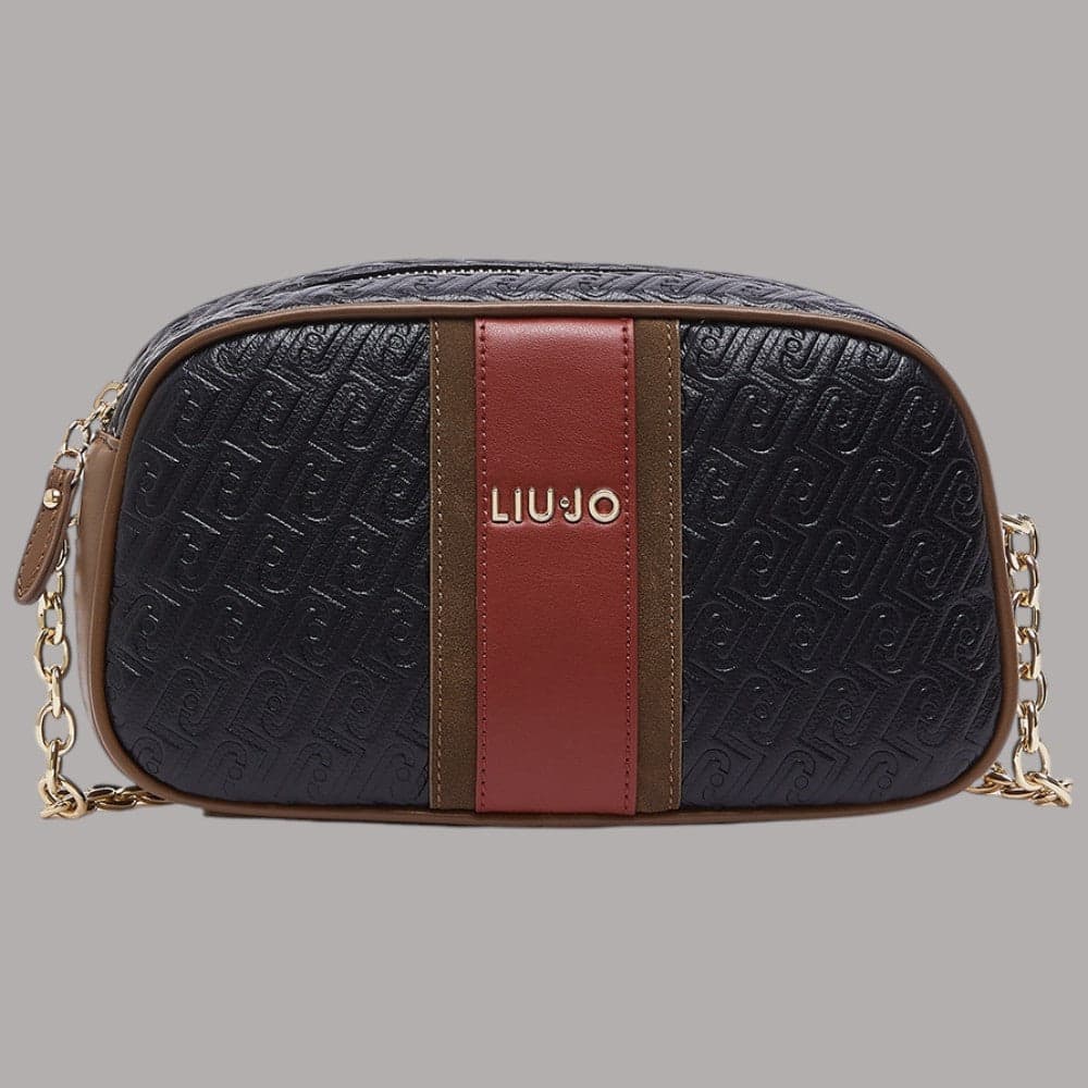 Borsa a tracolla Liu Jo Ematite media con effetto micro bottalato - 6