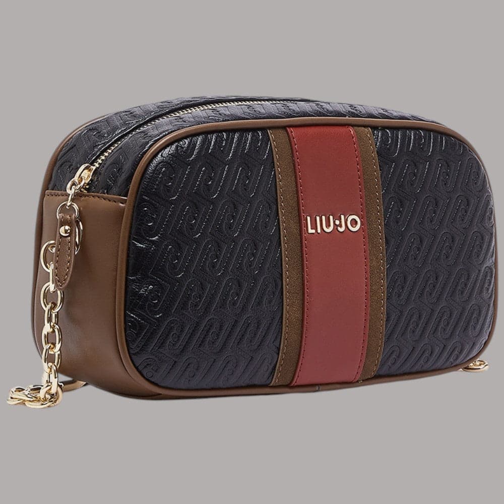 Borsa a tracolla Liu Jo Ematite media con effetto micro bottalato - 8