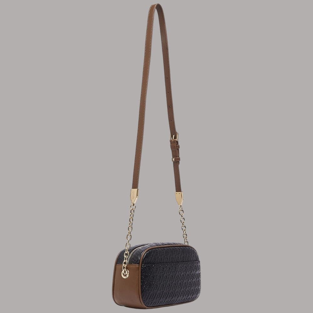 Borsa a tracolla Liu Jo Ematite media con effetto micro bottalato - 9